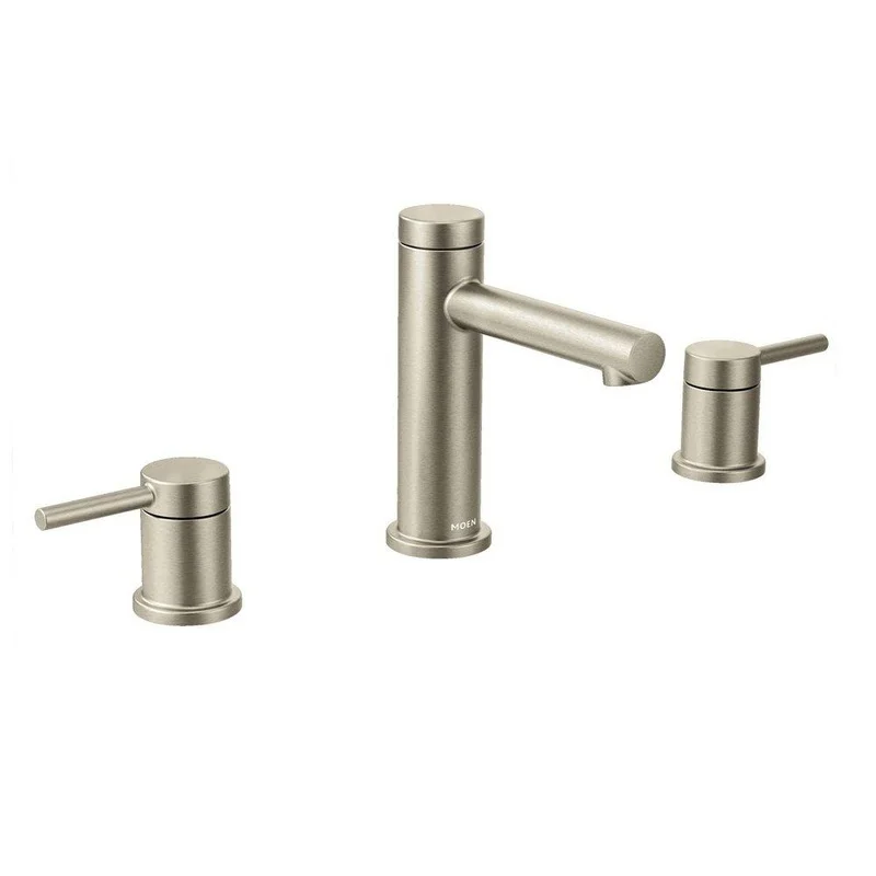 Moen Align Two Handle Widespread Bathroom Sink Faucet in Brushed Nickel | Ferguson
