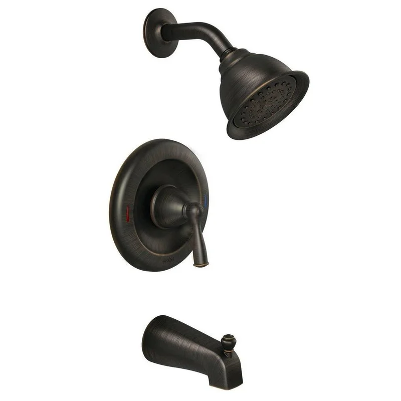 Moen Banbury One Handle Single Function Bathtub & Shower Faucet in Mediterranean Bronze | Ferguson