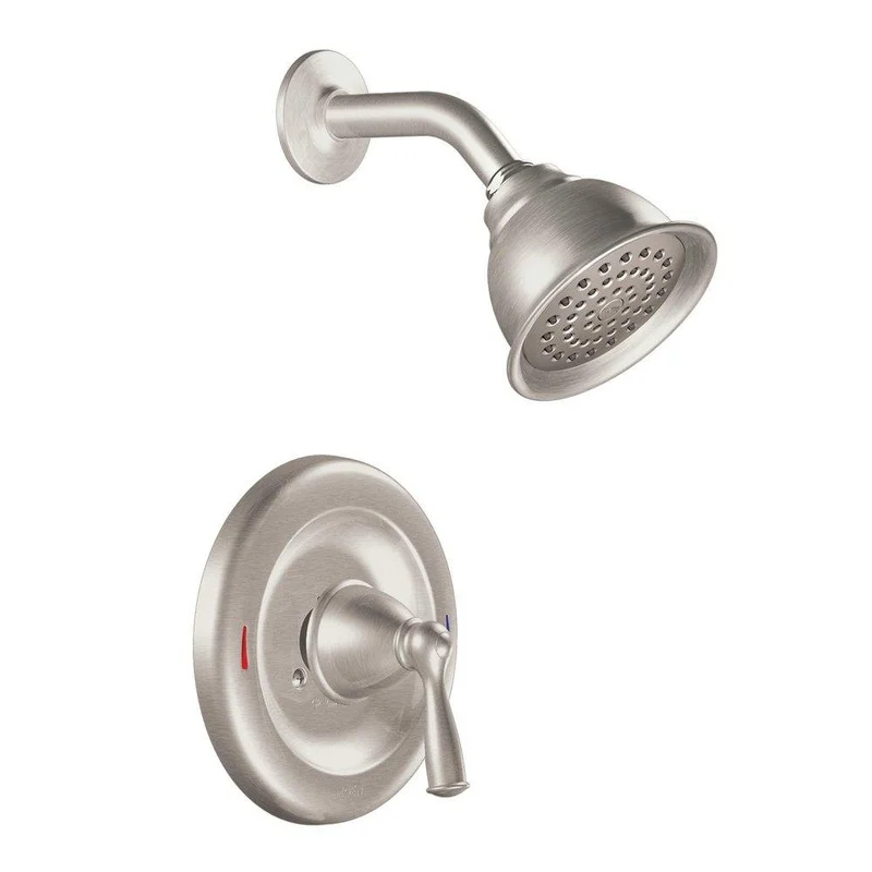 Moen Banbury One Handle Single Function Shower Faucet in Spot Resist Brushed Nickel | Ferguson
