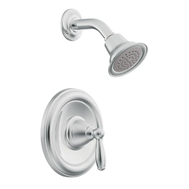 Moen Brantford One Handle Single Function Shower Faucet in Chrome (Trim Only) | Ferguson