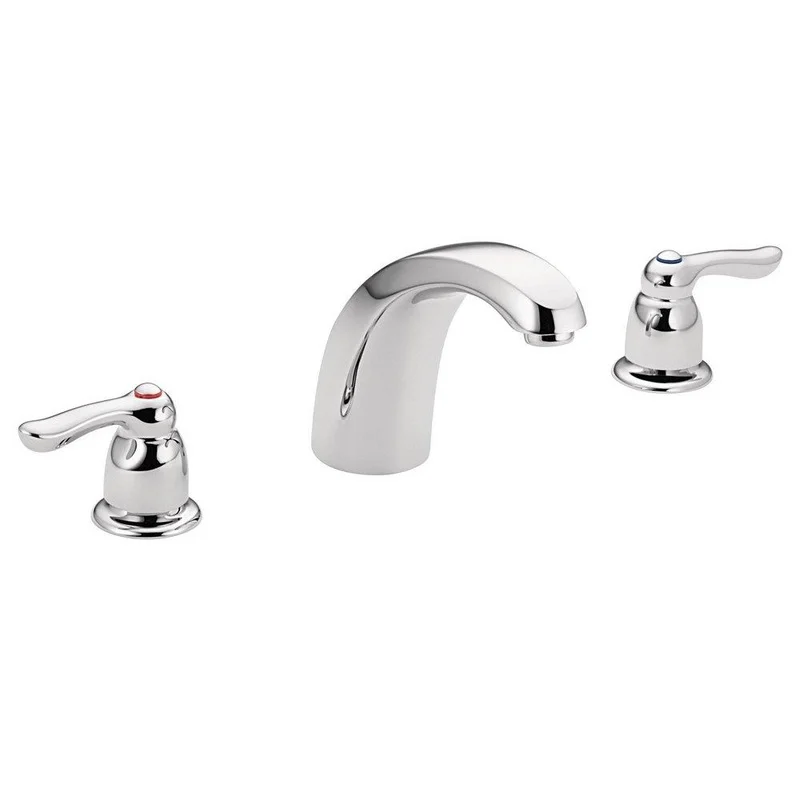 Moen Chateau Two Handle Roman Tub Faucet in Polished Chrome (Trim Only) | Ferguson
