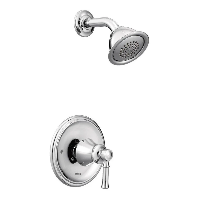 Moen Dartmoor One Handle Single Function Shower Faucet in Chrome (Trim Only) | Ferguson