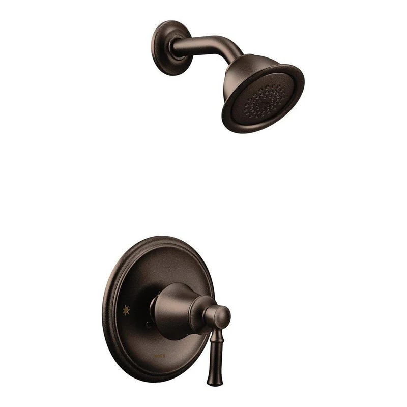 Moen Dartmoor One Handle Single Function Shower Faucet in Oil Rubbed Bronze (Trim Only) | Ferguson