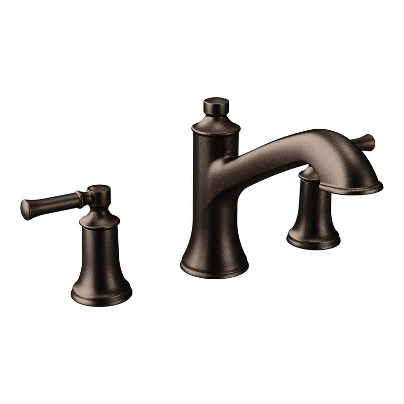 Moen Dartmoor Two Handle Roman Tub Faucet in Oil Rubbed Bronze (Trim Only) | Ferguson