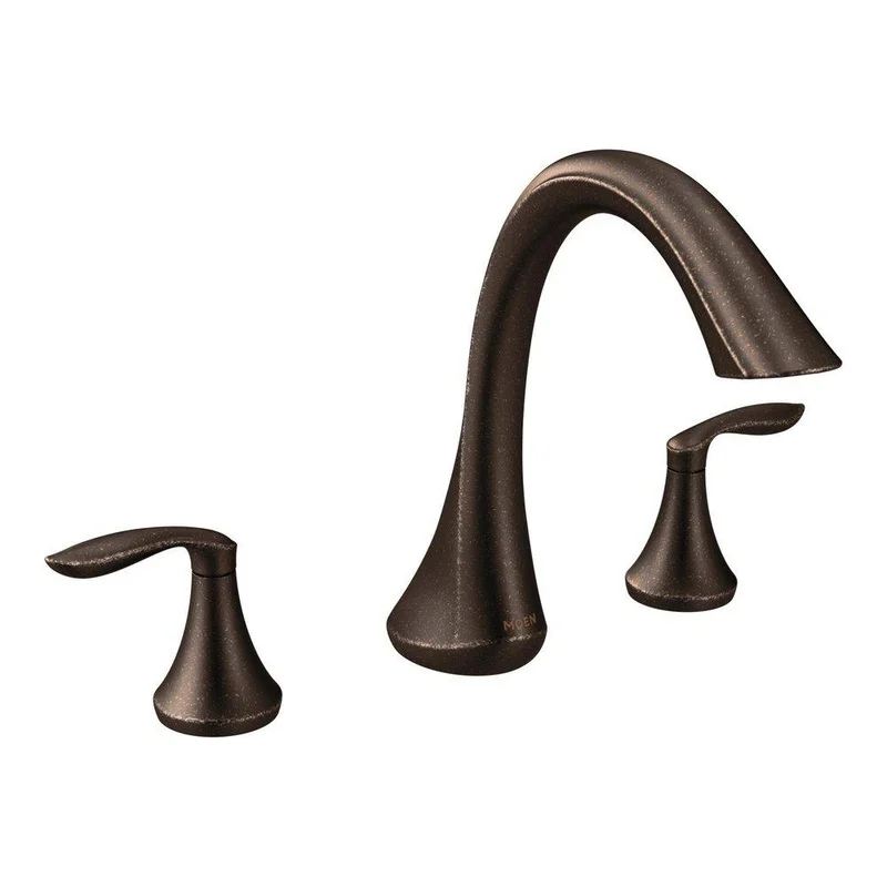 Moen Eva Two Handle Roman Tub Faucet in Oil Rubbed Bronze (Trim Only) | Ferguson