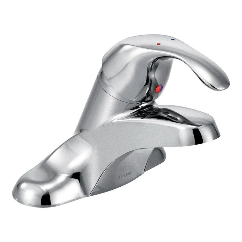 Moen M-BITION Single Handle Centerset Bathroom Sink Faucet in Chrome | Ferguson
