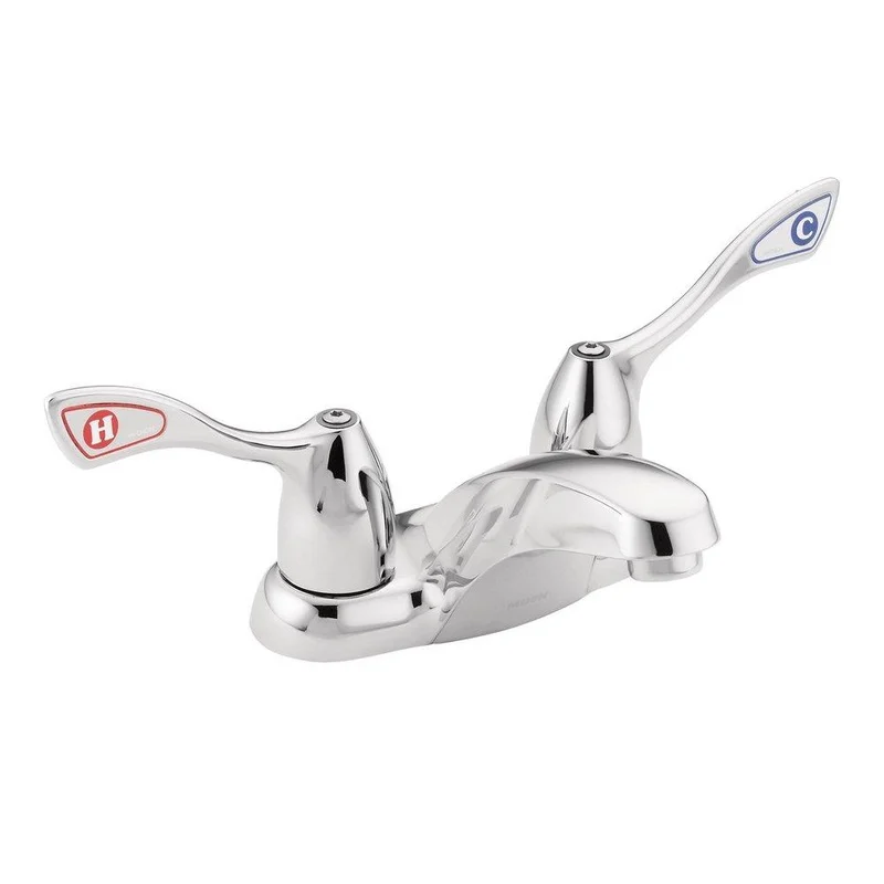 Moen M-BITION Two Handle Centerset Bathroom Sink Faucet in Chrome | Ferguson