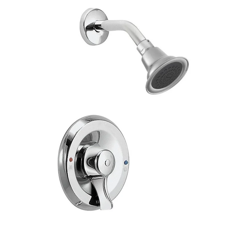Moen One Handle Single Function Shower Faucet in Polished Chrome (Trim Only) | Ferguson