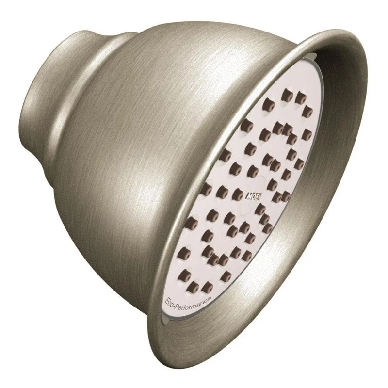 Moen Single Function Showerhead in Brushed Nickel | Ferguson