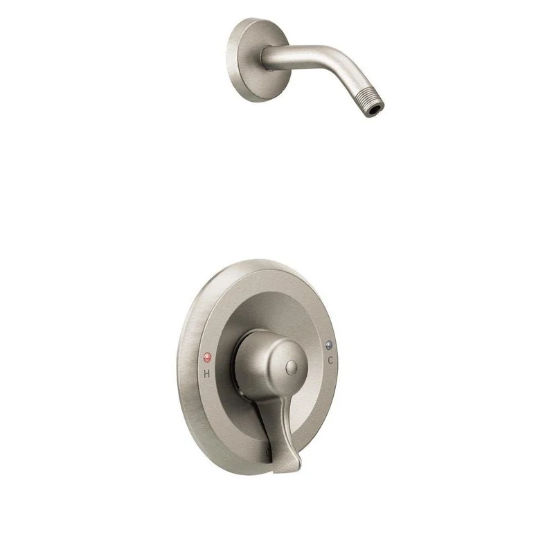 Moen Single Handle Shower Faucet in Classic Brushed Nickel (Trim Only) (Showerhead Sold Separately) | Ferguson