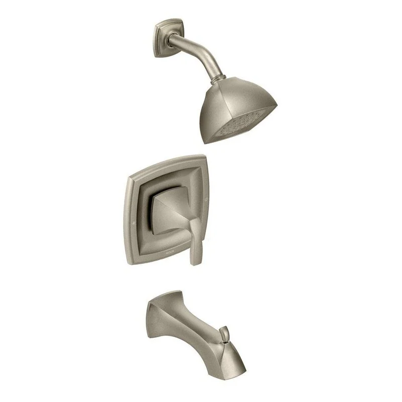 Moen Voss One Handle Single Function Bathtub & Shower Faucet in Brushed Nickel (Trim Only) | Ferguson