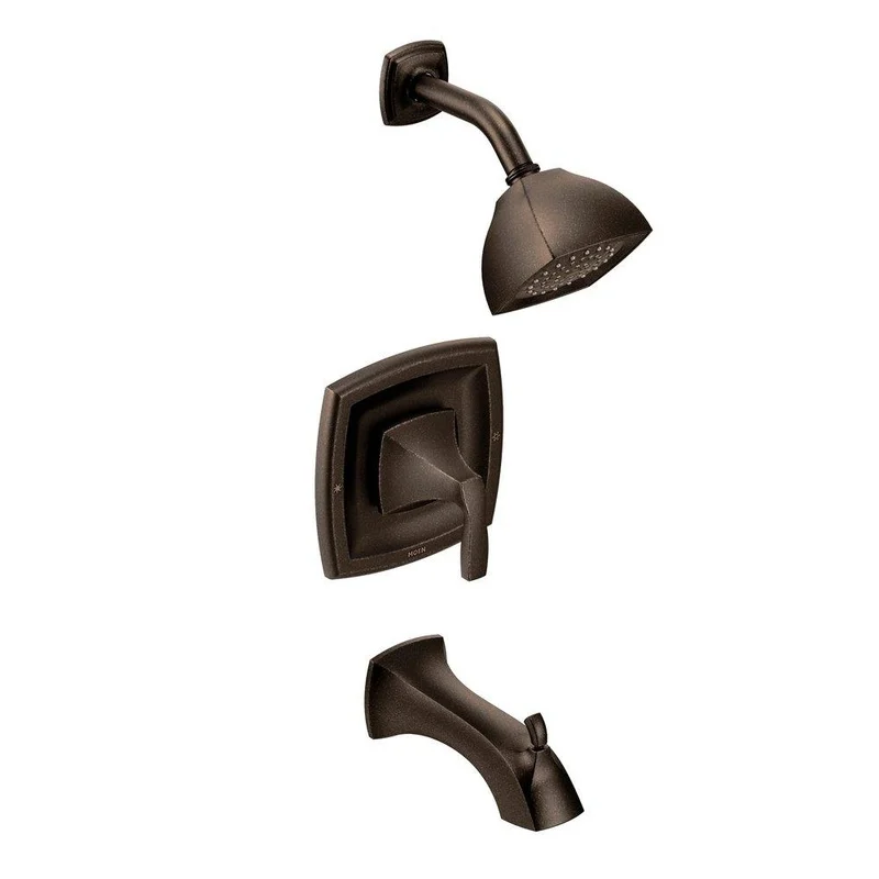 Moen Voss One Handle Single Function Bathtub & Shower Faucet in Oil Rubbed Bronze (Trim Only) | Ferguson