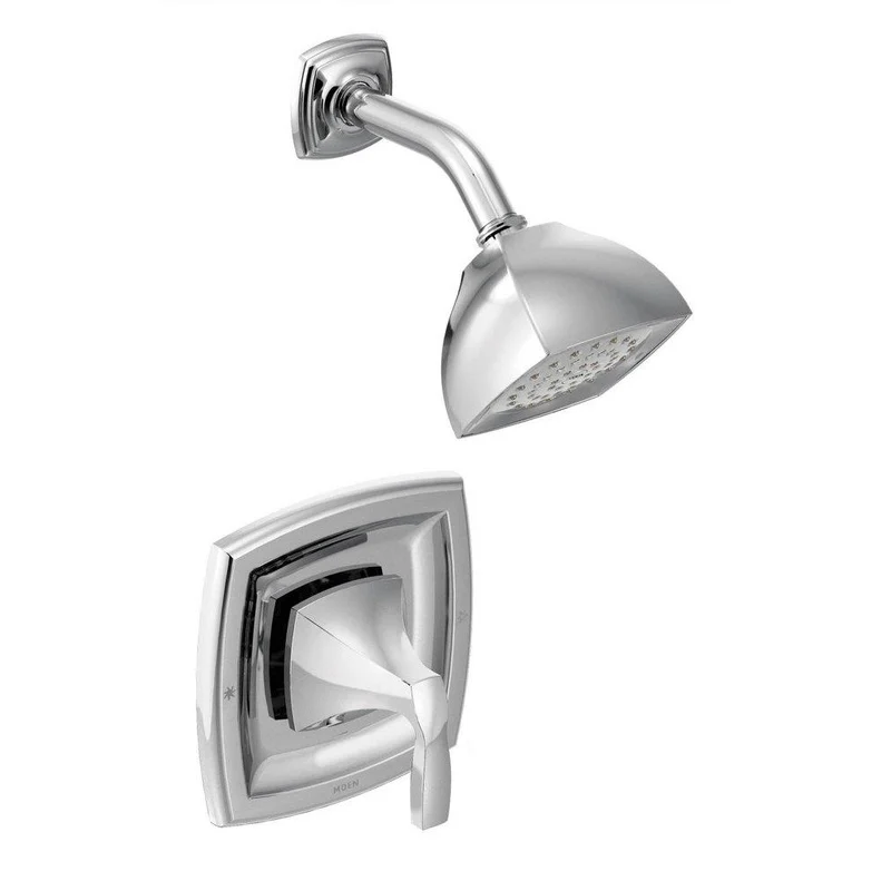 Moen Voss One Handle Single Function Shower Faucet in Chrome (Trim Only) | Ferguson