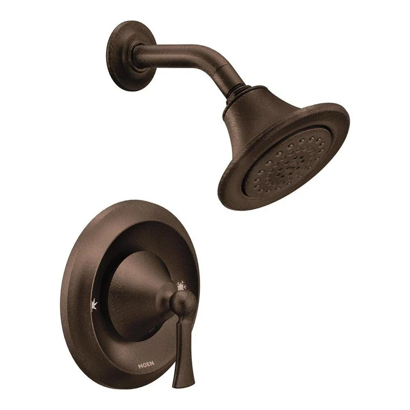 Moen Wynford One Handle Single Function Shower Faucet in Oil Rubbed Bronze (Trim Only) | Ferguson