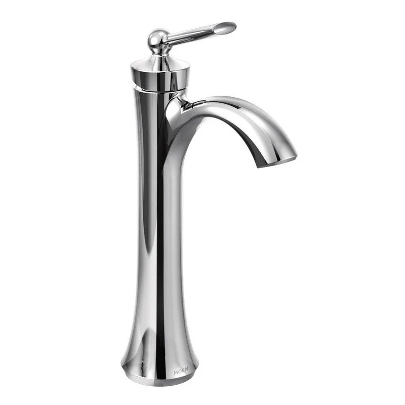 Moen Wynford Single Handle Vessel Filler Bathroom Sink Faucet in Polished Chrome | Ferguson