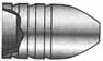 Mold, Lyman.58 caliber Parker Hale Minie bullet mold blocks,566 grain, single cavity,use large handles