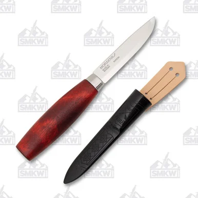 Morakniv Classic No.1 Fixed Blade Red 3.0in Plain Satin Drop Point FS13603
