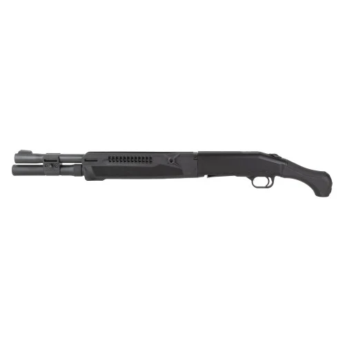 Mossberg 990 Aftershock SFX 12 Ga, 3" Chamber, 18.5" Barrel, Heat Shield, Fixed Choke, Matte Blued, Black, AfterShock Grip, Fiber Optic, Optic-Ready, Shield RMSc, 5rd