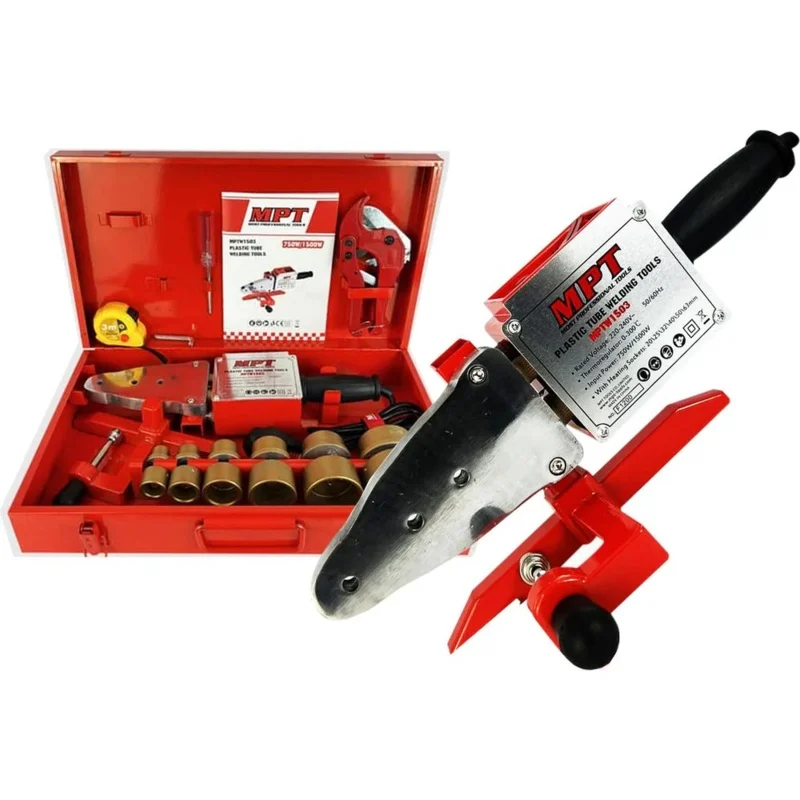 MPT MPTW1503 Plastic Tube Welding Tools / Pipe Fusion Welding Machine Kit