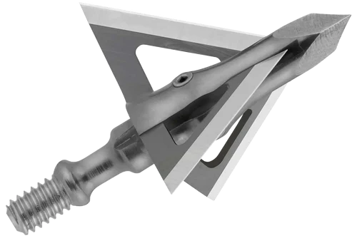 Muzzy Trocar XB Broadhead 3-Blade Solid Stainless Steel Ferrule Blades 100 gr/ 3 Per Pack