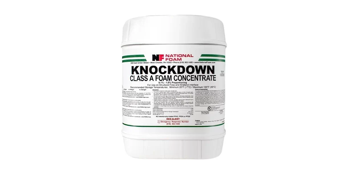 National Foam Knockdown Class A Foam, 5 Gallon Pail