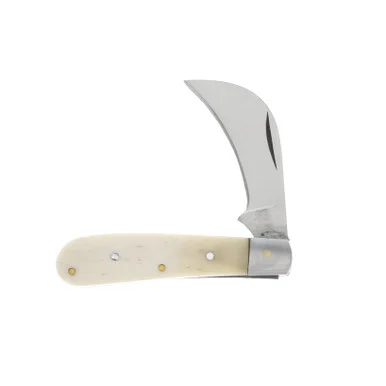 Natural Bone Mini Hawkbill Folding Knife 203048BO