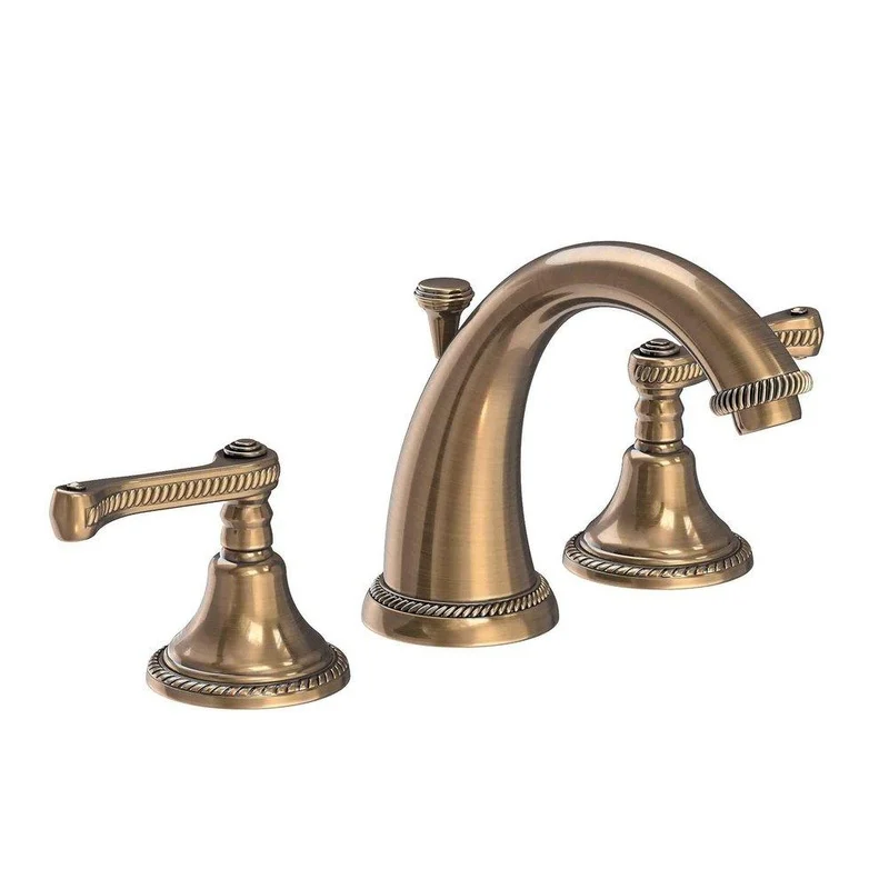Newport Brass Amisa Two Handle Widespread Bathroom Sink Faucet in Antique Brass | Ferguson