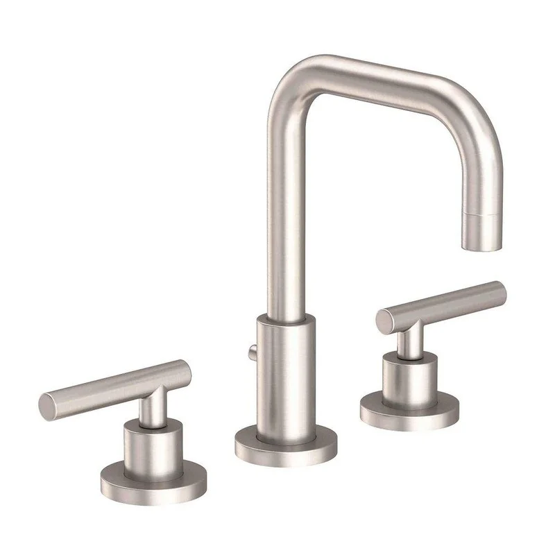 Newport Brass East Square Two Handle Widespread Bathroom Sink Faucet in Satin Nickel – PVD | Ferguson