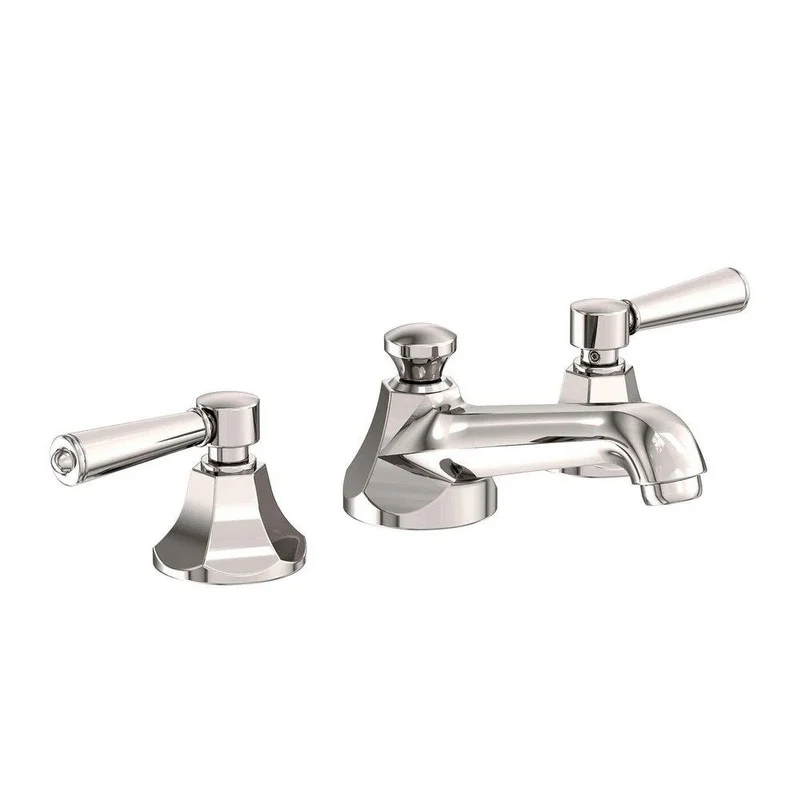 Newport Brass Metropole Two Handle Widespread Bathroom Sink Faucet in Polished Nickel – Natural | Ferguson