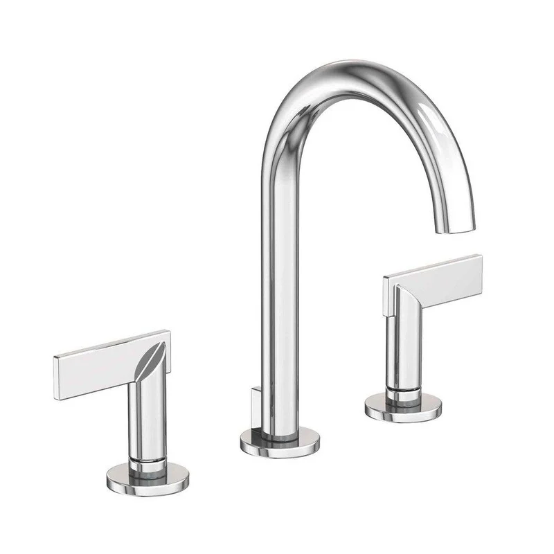 Newport Brass Priya Two Handle Widespread Bathroom Sink Faucet in Polished Chrome | Ferguson