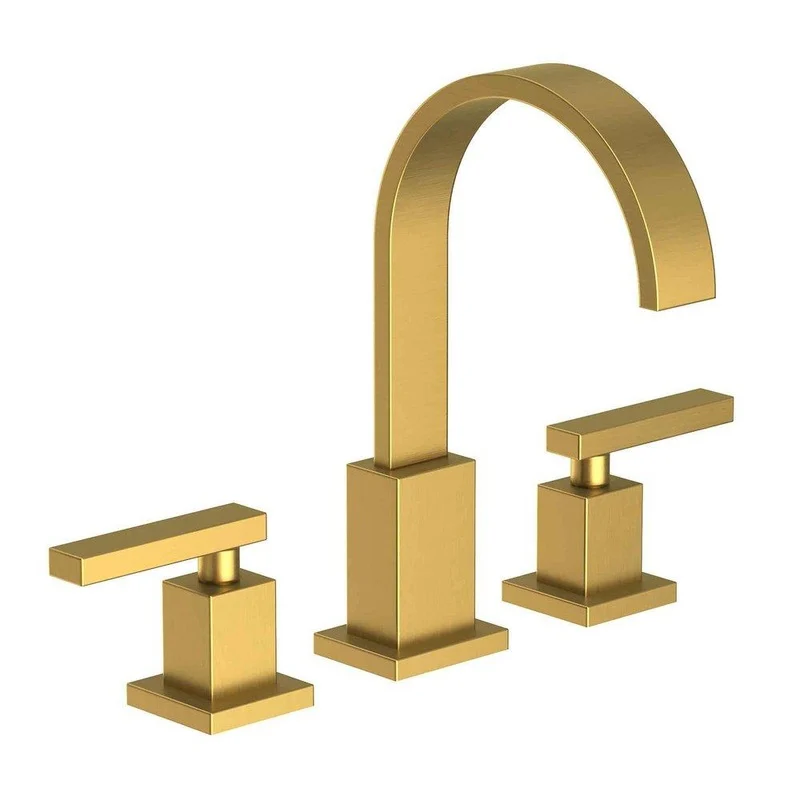 Newport Brass Secant Two Handle Widespread Bathroom Sink Faucet in Satin Brass – PVD | Ferguson
