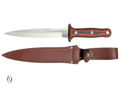 NIETO PIG STICKER RED STAMINA WOOD 20CM BLADE