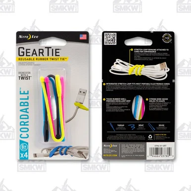 Nite Ize GearTie Cordable Twist 6 Inch NI037809