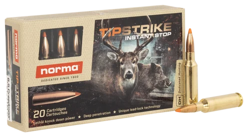 Norma 6.5 Creedmoor, 140gr, Dedicated Hunting Tipstrike, 20rd Box
