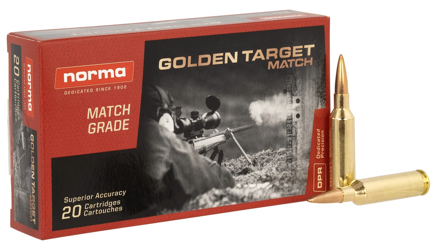 NORMA GOLDEN TARGET MATCH 6MM CREEDMOOR 107GR