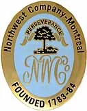 Northwest Company Trade Pin,badge of allegiance 1-5/8" height