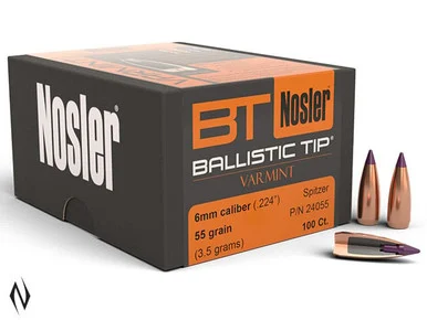 NOSLER 243 55GR BALLISTIC TIP 100PK