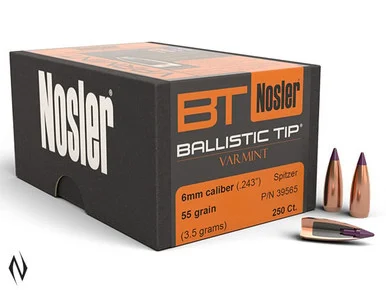 NOSLER 243 55GR BALLISTIC TIP 250PK