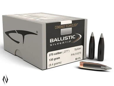 NOSLER 270 130GR BALLISTIC SILVERTIP 50PK