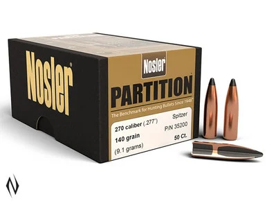 NOSLER 270 140GR PARTITION 50PK