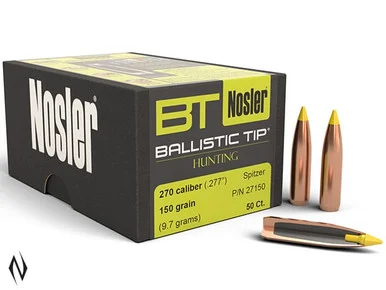 NOSLER 270 150GR BALLISTIC TIP 50PK