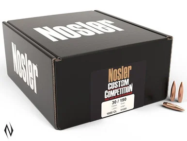 NOSLER 30 190GR HPBT CUSTOM COMP 1000PK