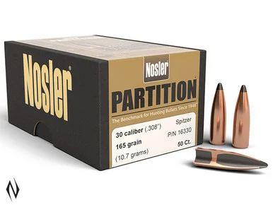 NOSLER 308 165GR PARTITION 50PK