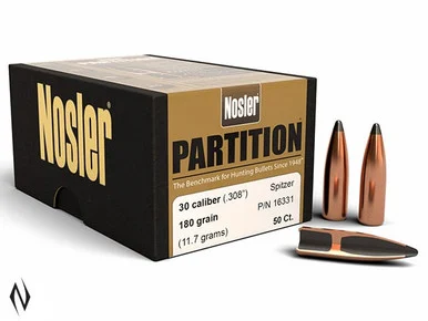 NOSLER 308 180GR PARTITION 50PK