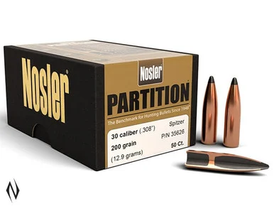 NOSLER 308 200GR PARTITION 50PK