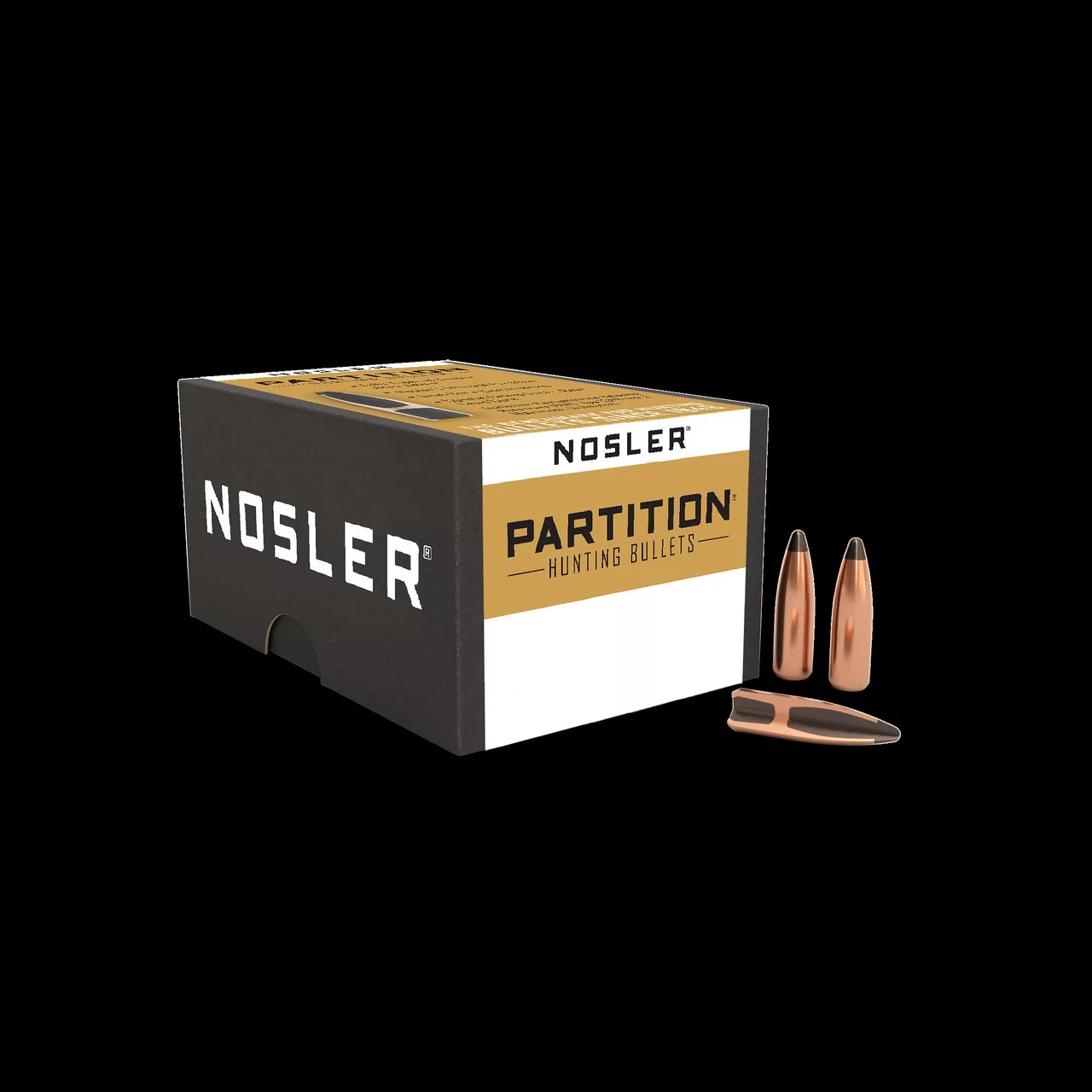 Nosler 375 Caliber (0.375″) 260gr Partition Spitzer (50 ct)