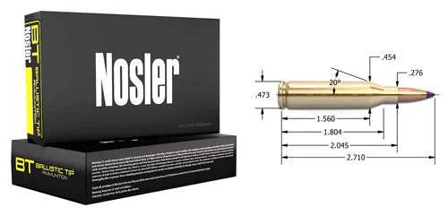 Nosler 40050 Ballistic Tip Spitzer Ballistic Tip90 Grain .243 Winchester