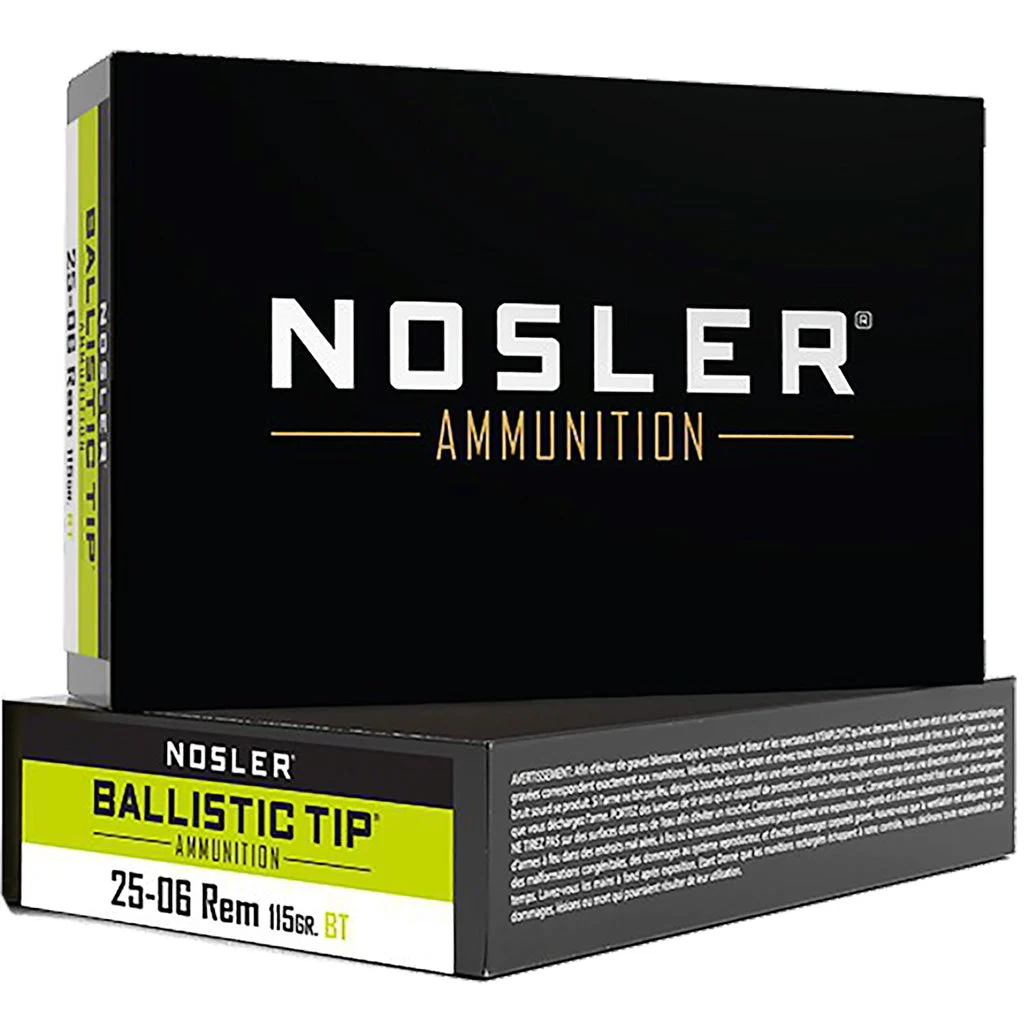 Nosler 40071 Ballistic Tip Spitzer Ballistic Tip115 Grain .25-06 Remington