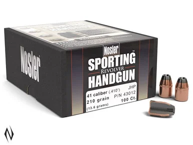 NOSLER 41 210GR JHP HANDGUN 100PK