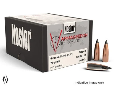 NOSLER 6.5MM 90GR TIP VARMAGEDDON 100PK